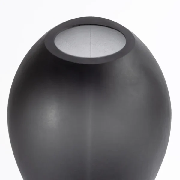 Mask Handmade Vase, Black - 18x40 cm