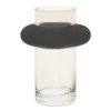 Lunna Glass Vase Black Brown Hue