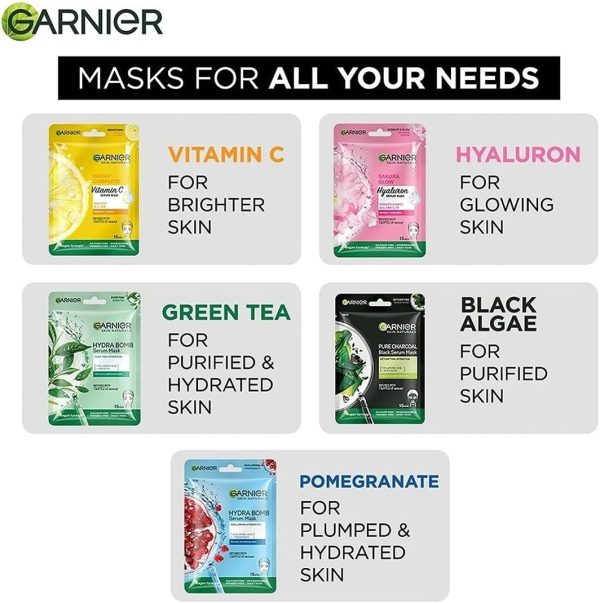 Garnier Skin Naturals Face Serum Sheet Mask