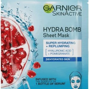 Garnier Skin Active Face Mask Hydra Bomb Pomegranate for Dehydrated Skin Tissue 1pc