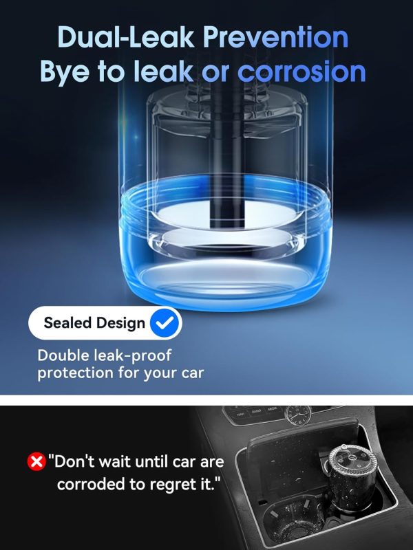 Ceeniu Smart Car Air Fresheners, New Smell Experience By Ultrasonic mist, Auto On/Off,