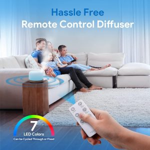 ASAKUKI 500ml Premium, Essential Oil Diffuser with Remote Control