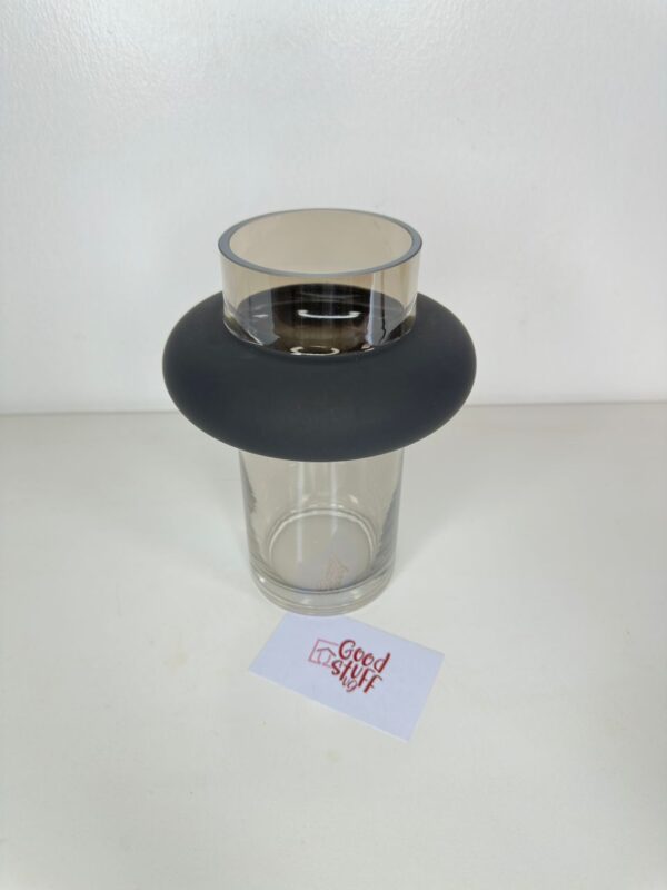 Lunna Glass Vase Black Brown Hue