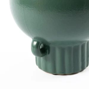 Hawkin Vase, Green - 16x17.5 cm