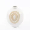 Dej Ceramic Vase Beige Cream
