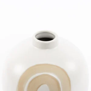 Dej Ceramic Vase Beige Cream