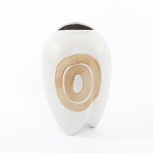 Dej Ceramic Vase Beige Cream 2