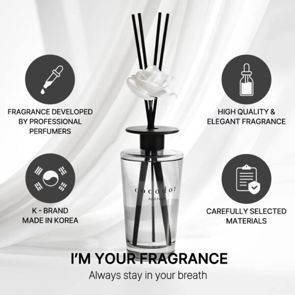 Cocod'or Reed Diffuser April Breeze White Flower Black Edition (500 ml)
