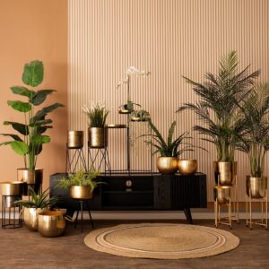 Keeth Metal Planter with Stand- 52 cm