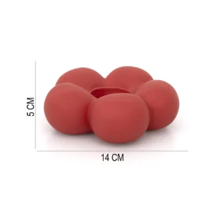 Quinn ceramic flower candle holder 14*14*5 cm