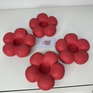Quinn ceramic flower candle holder 14*14*5 cm