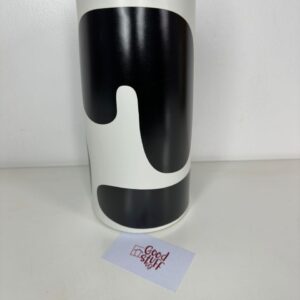 Ink Ceramic Vase Black and White