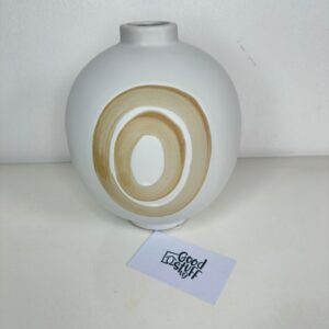 Dej Ceramic Vase Beige Cream