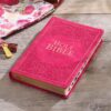 KJV Holy Bible Pink, Standard Size Faux Leather Red Letter Edition Thumb Index & Ribbon Marker, King James Version, Pink (KJV Deluxe Gift Editions)